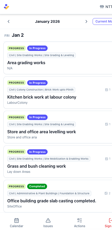 Velora Site Pro mobile layout with a top bar and bottom navigation
